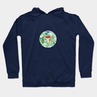 In my garden (soft blue) Hoodie